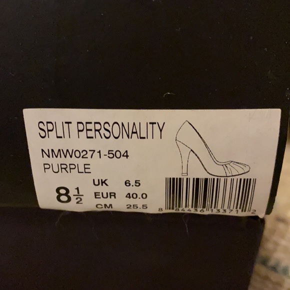 Naughty Monkey Split Personality heels size 8.5 - Picture 6 of 6